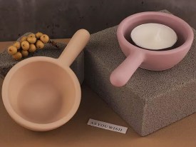 Molde silicona cuenco con manija